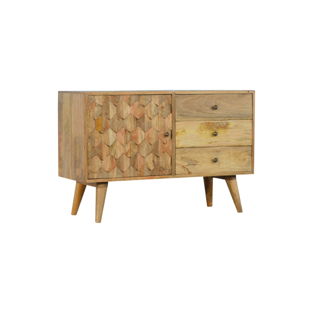 Pineapple Carved Sideboard