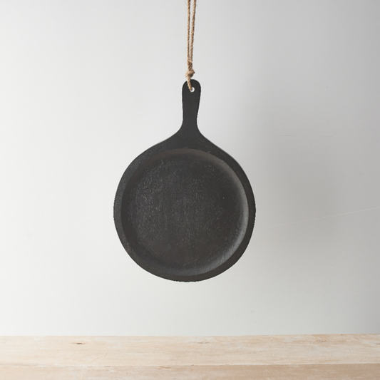Round Black Board With Handle