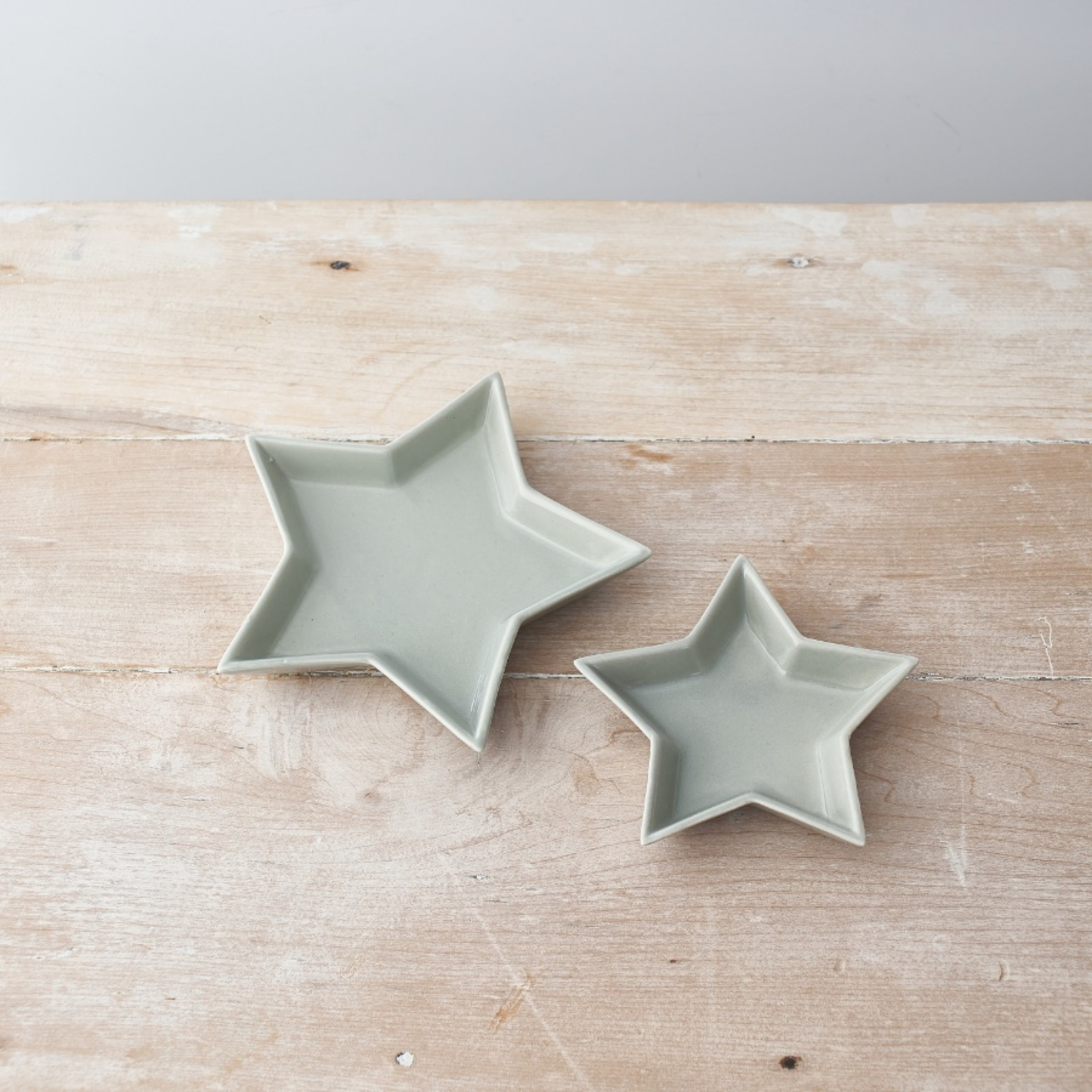 Grey Ceramic Star Trinket Dish