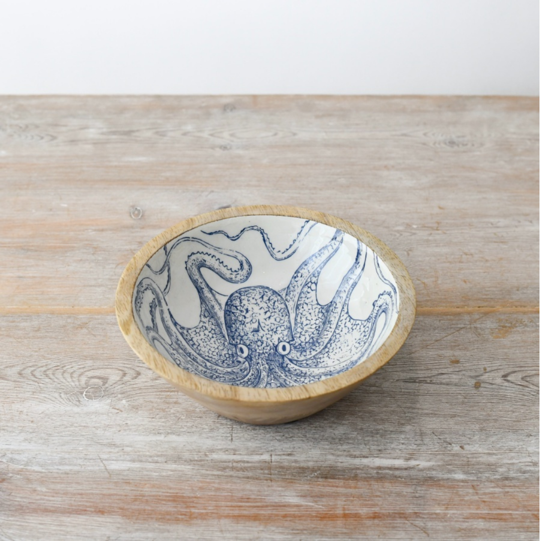 Small Octopus Print Bowl