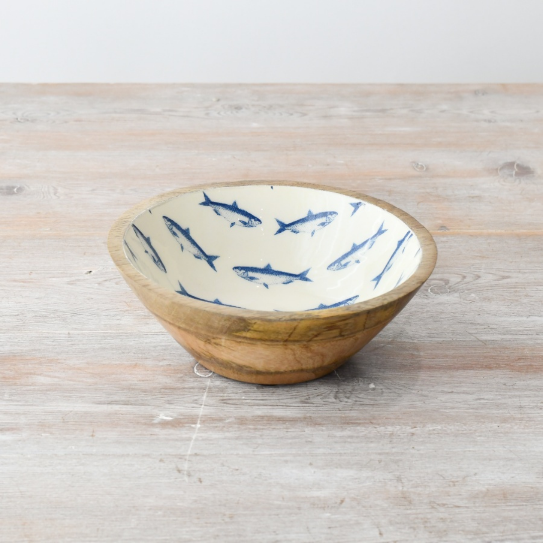 Small Fish Print Bowl
