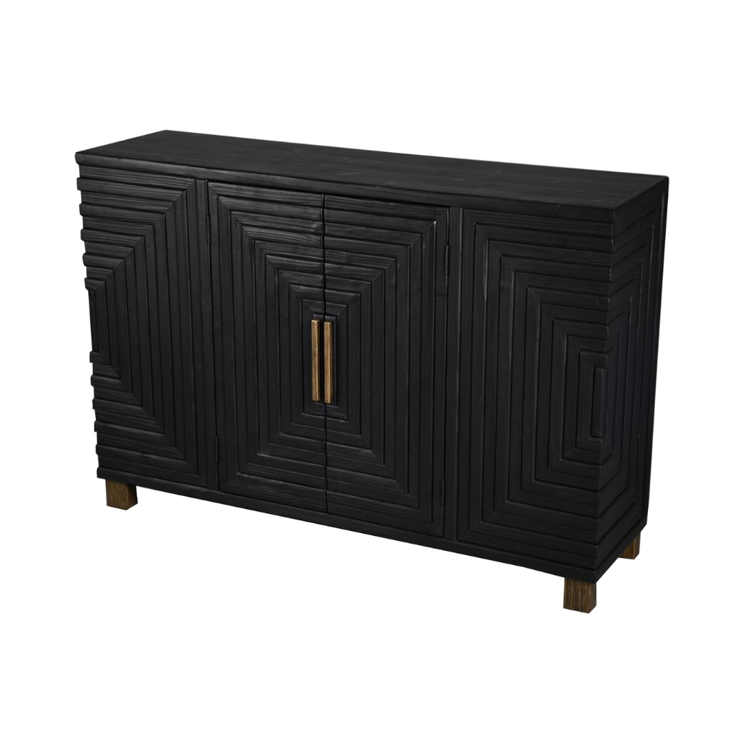 Lennox Black 2 Door Sideboard