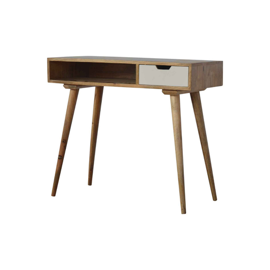 White Drawer Writing Desk
