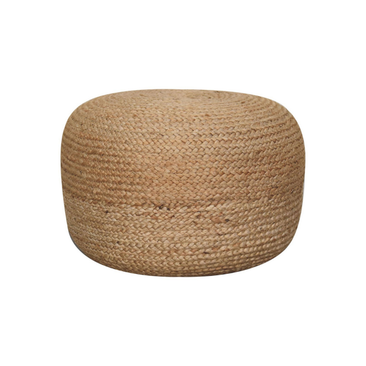 Natural Jute Pouffe