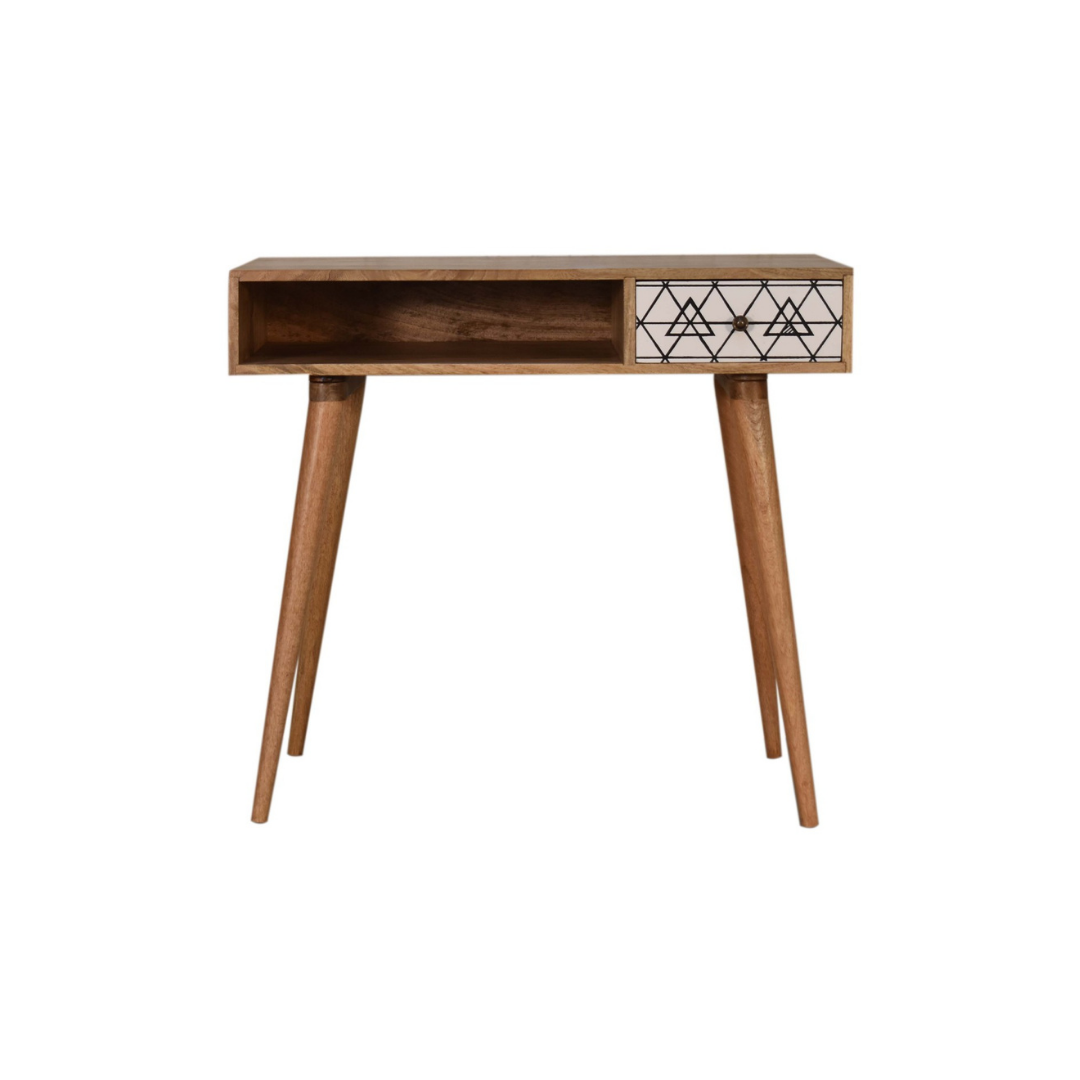 Triangle Printed Writing Desk