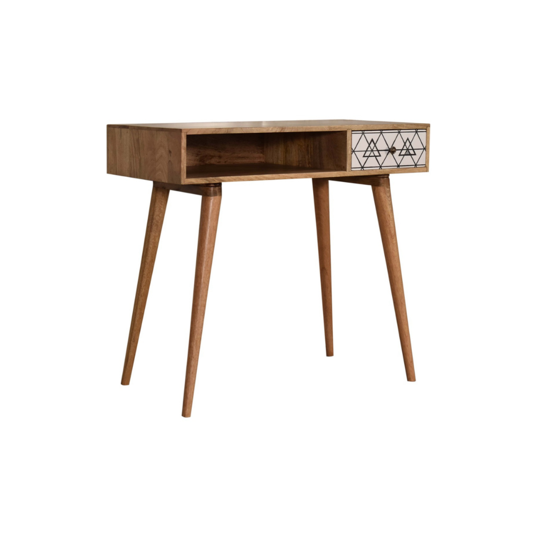 Triangle Printed Writing Desk