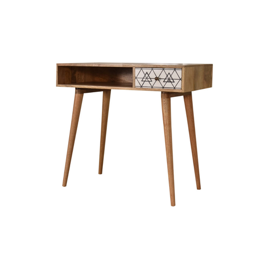 Triangle Printed Writing Desk