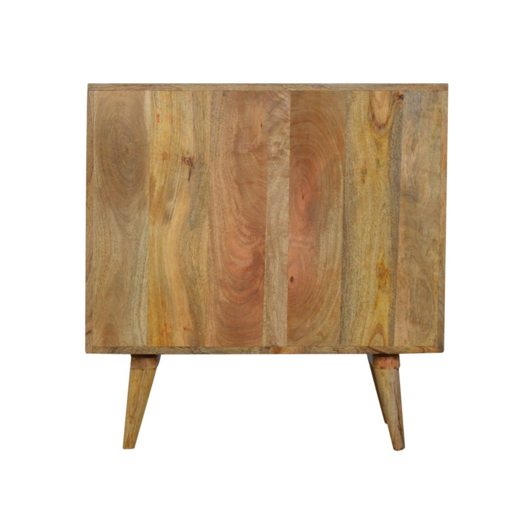 3 Drawer Zig-Zag Patterned Patchwork Chest