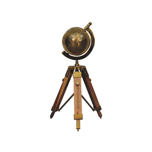 Brass Antique Tripod Globe