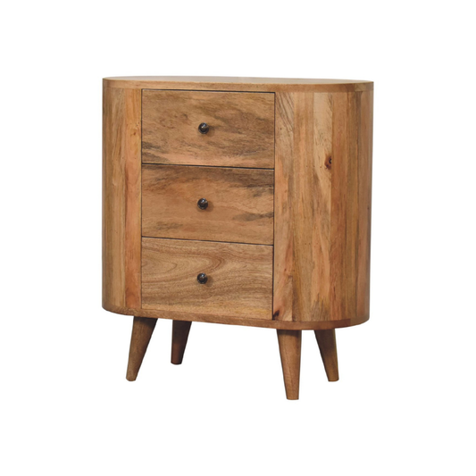 Mini Oak Style Cabinet