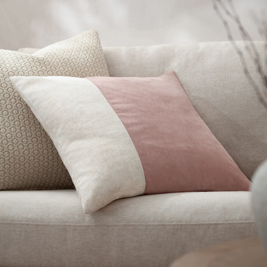 Dusty Rose Soft-Washed Velvet Cushion Cover