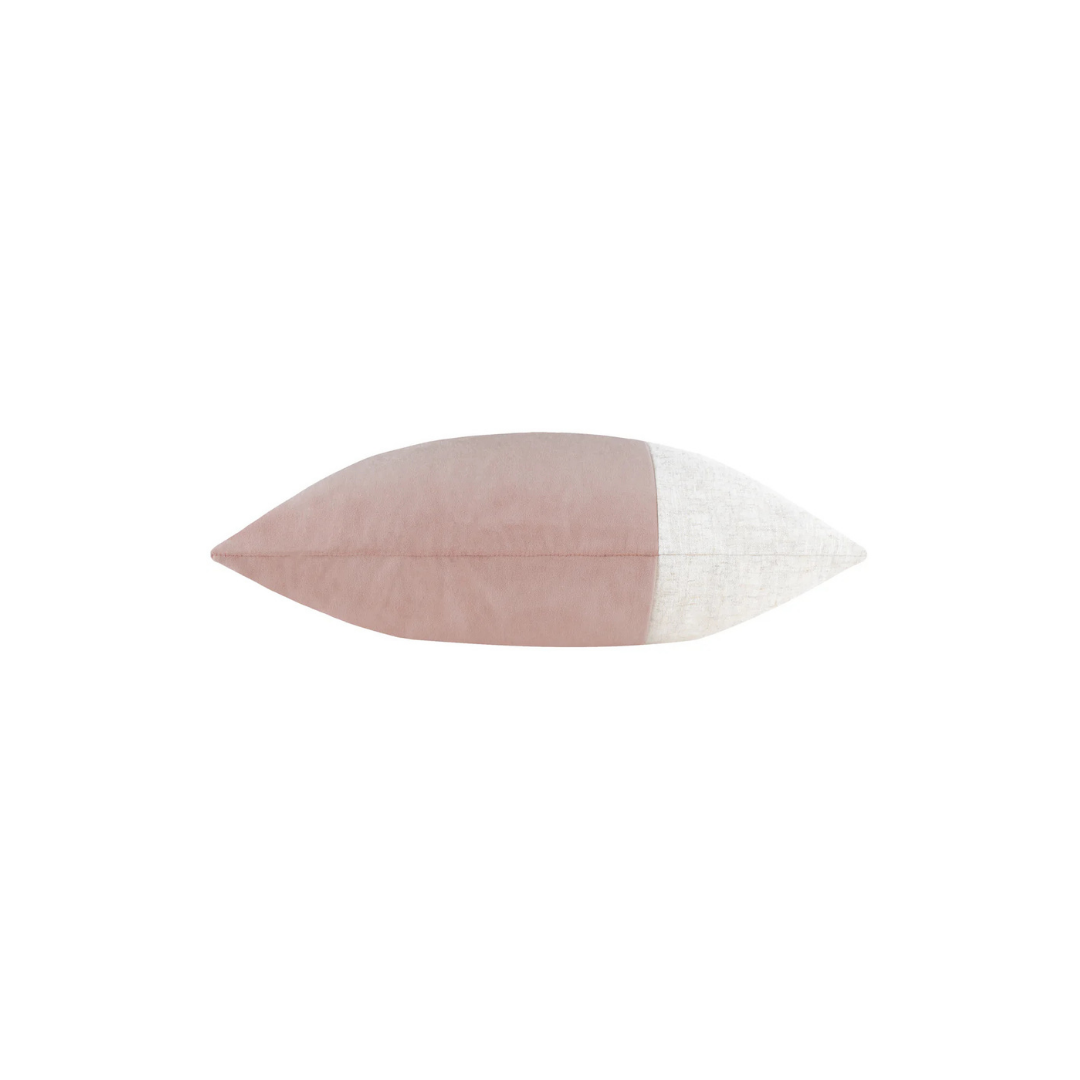 Dusty Rose Soft-Washed Velvet Cushion Cover