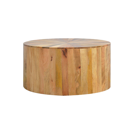 Round Wooden Coffee Table