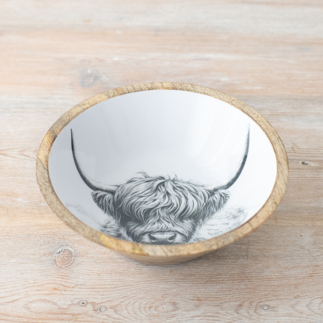 Highland Cow Print Bowl