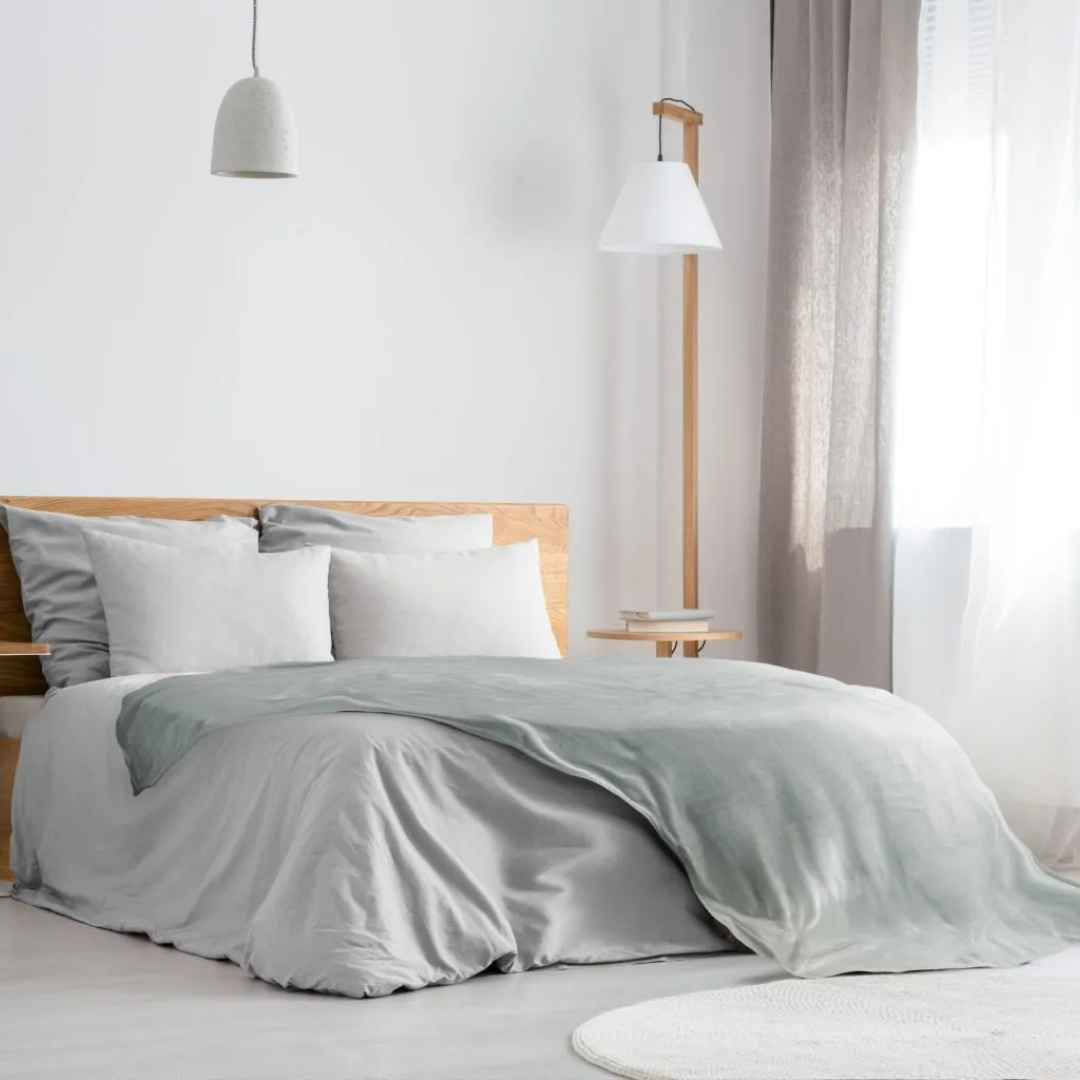 Silver Flannel Fleece Blanket