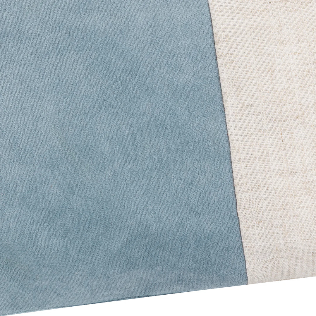 Dusty Blue Soft-Washed Velvet Cushion Cover