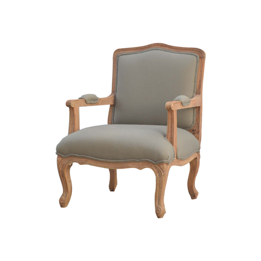 French Style Upholstered Armchair
