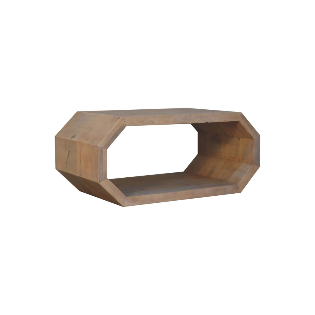 Hexagonal Marble Coffee Table