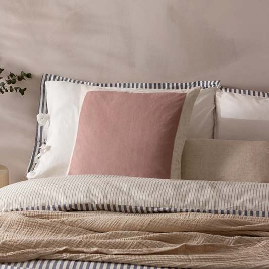 Dusty Rose Matte Velvet Cushion Cover