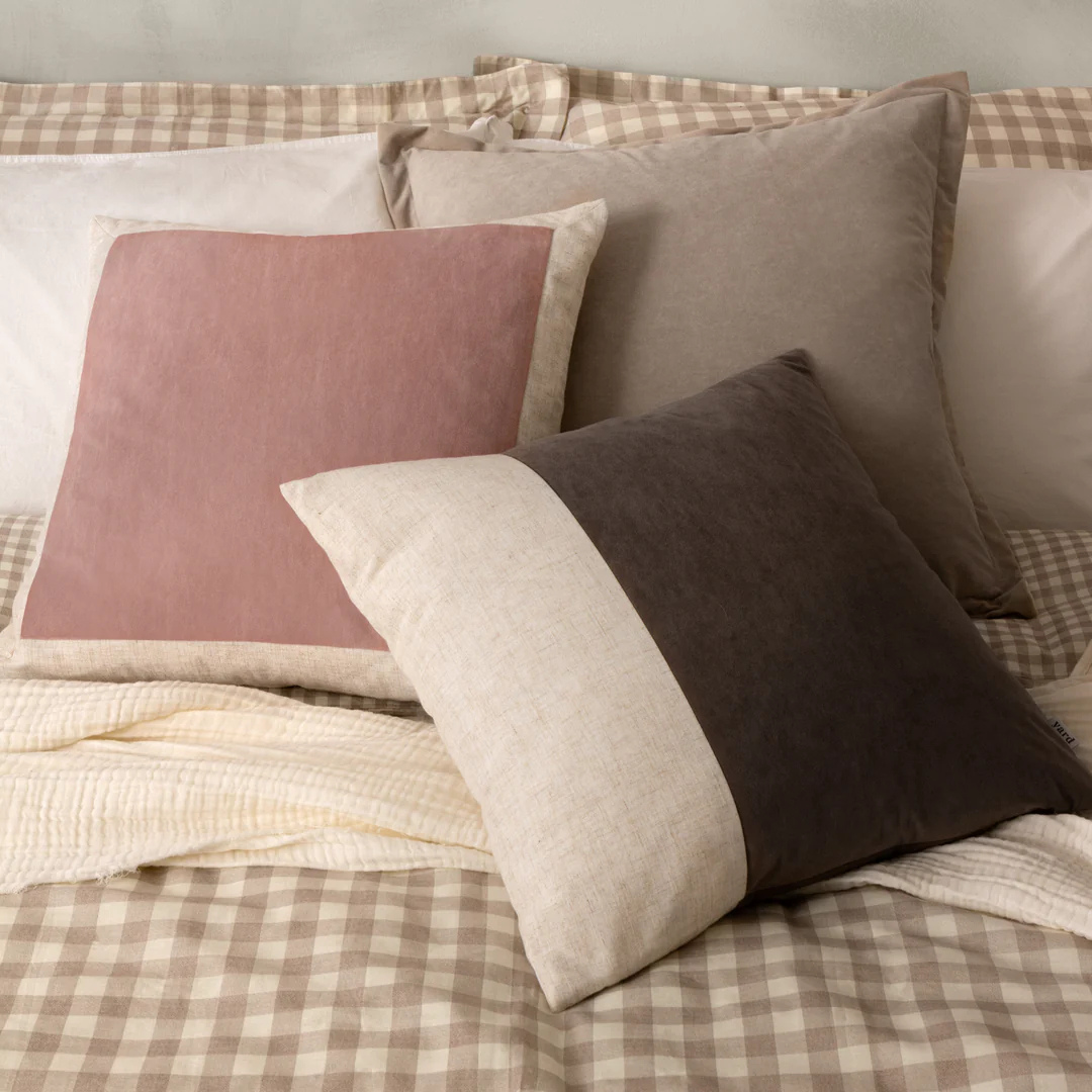 Dusty Rose Matte Velvet Cushion Cover