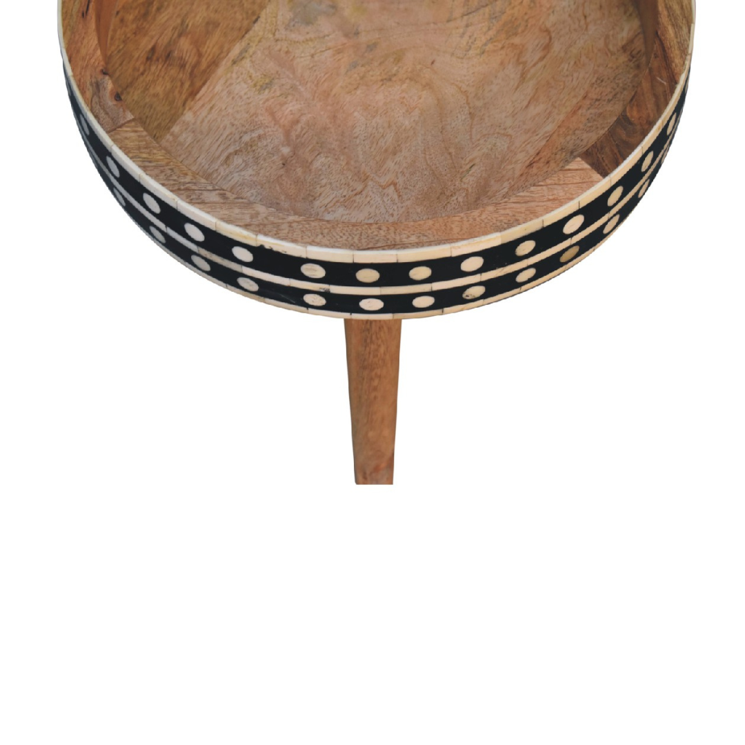 Mini Pattern Nordic End Table