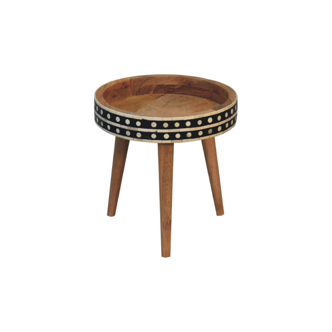 Mini Pattern Nordic End Table