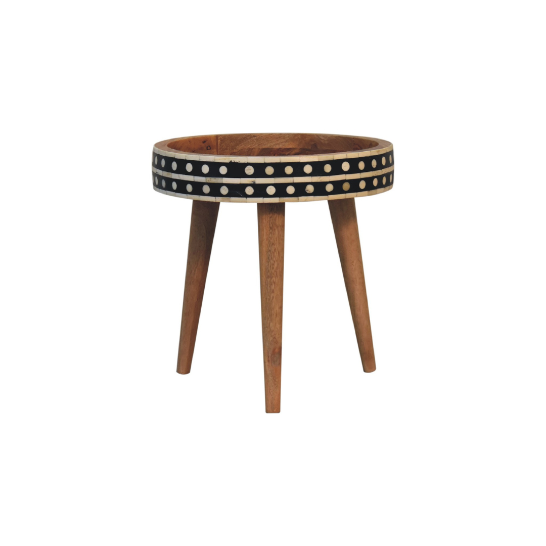 Mini Pattern Nordic End Table