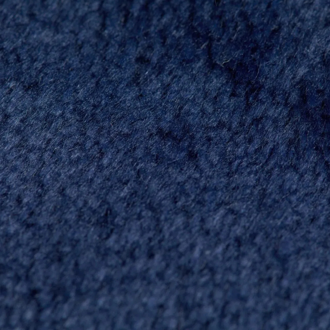 Navy Flannel Fleece Blanket