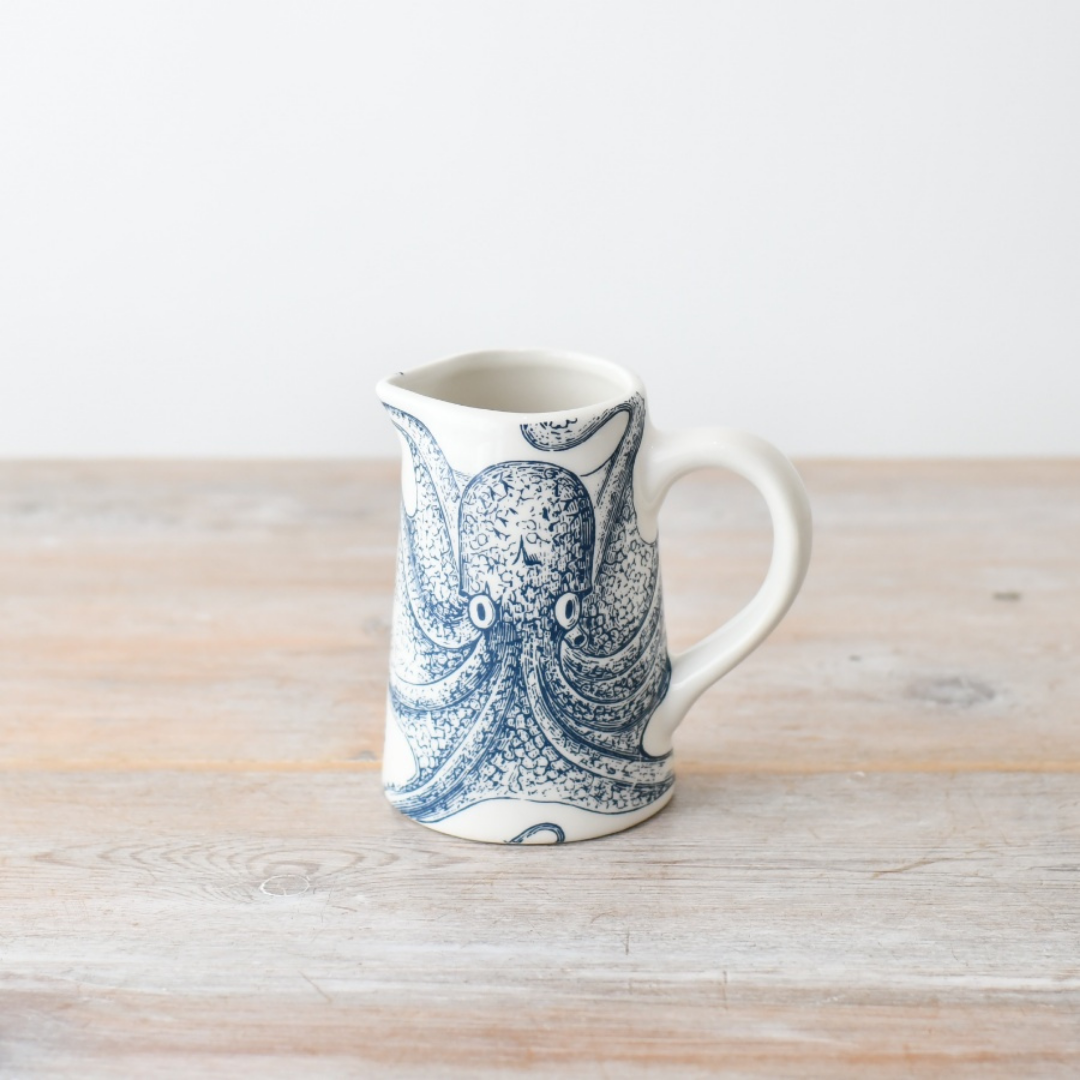 Large Octopus Print Jug