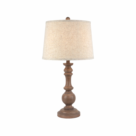 Seraphia Table Lamp With Edged Linen Shade