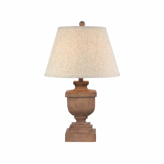 Ravelle Table Lamp With Edged Linen Shade