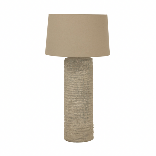 Tall Tuscan Grey Lamp