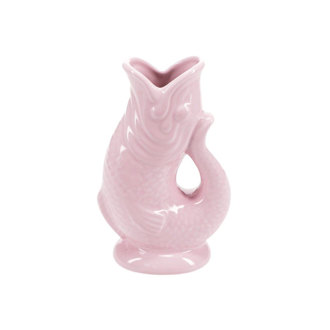 Pink Ceramic Fish Vase