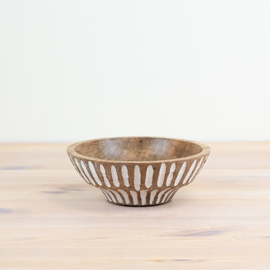 Small Patterned Serving Bowl