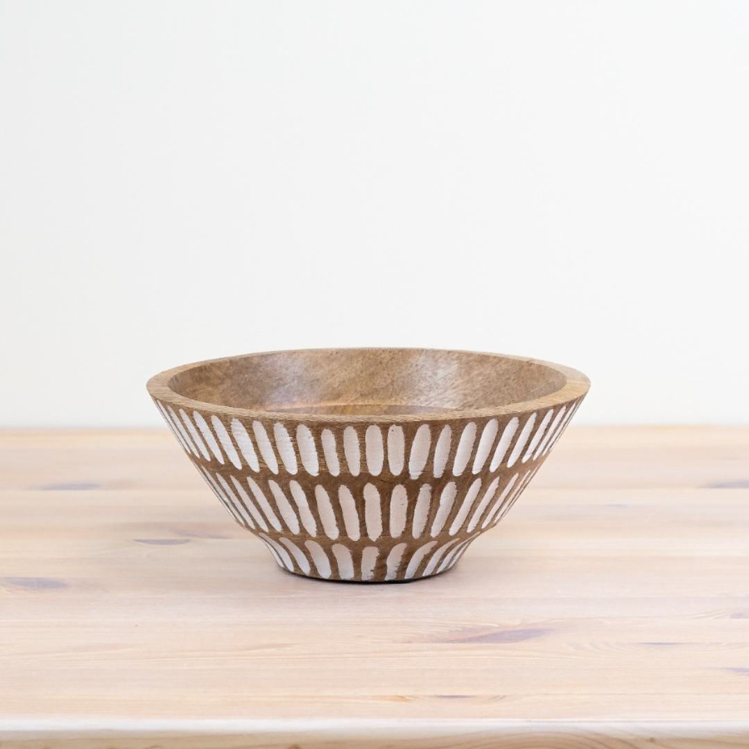 Patterned Serving Bowl