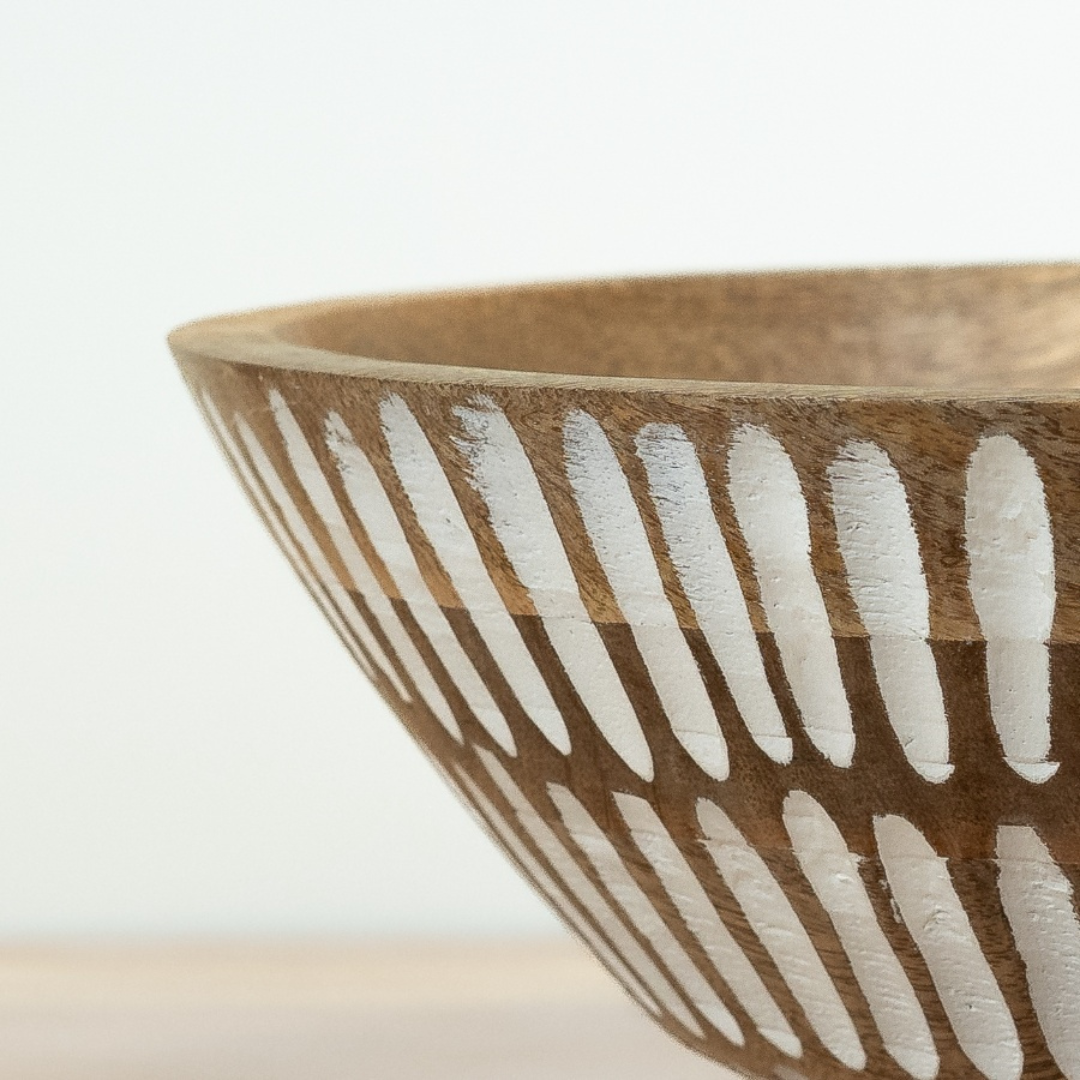 Patterned Serving Bowl